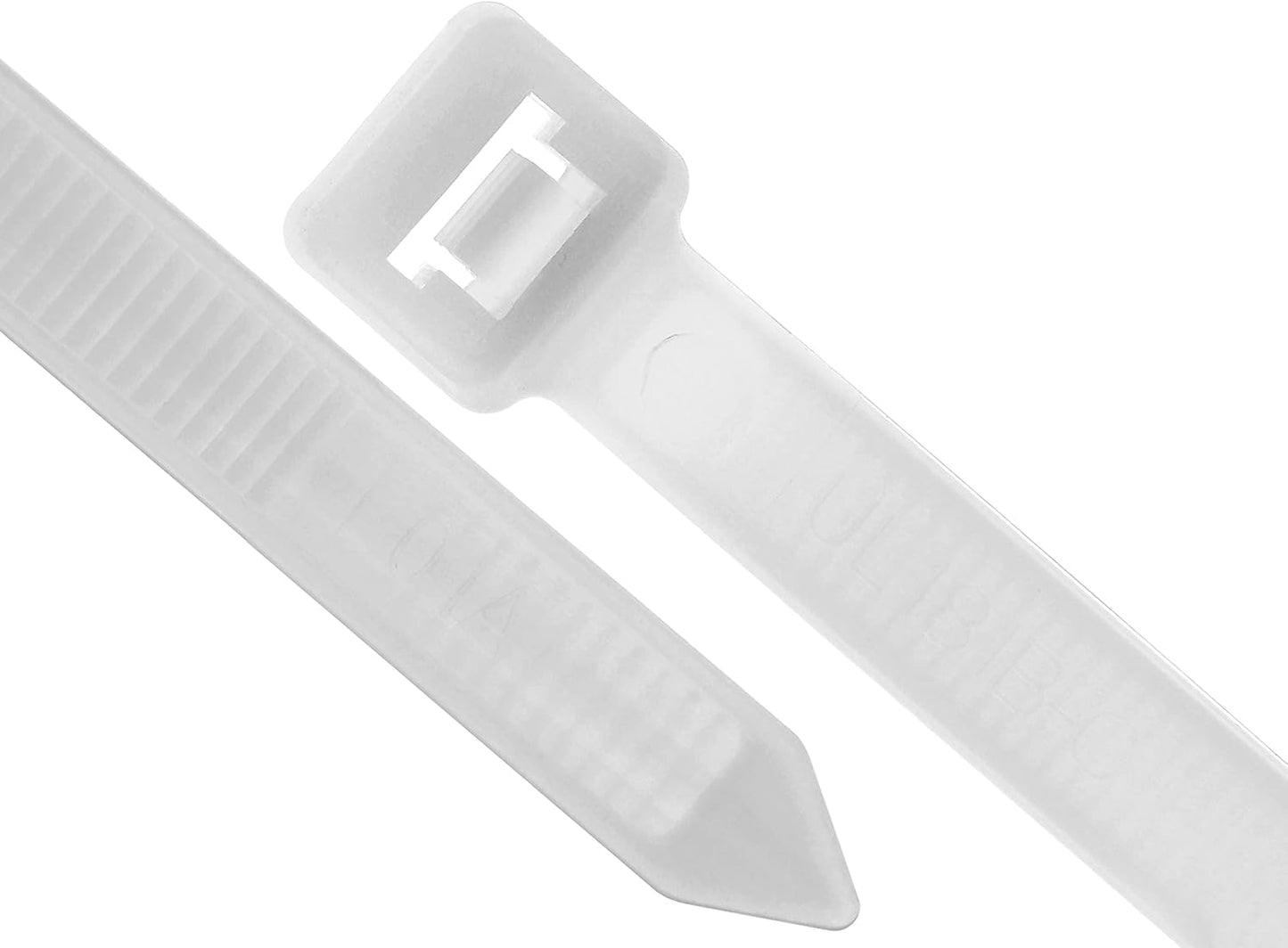 Secure 48 Inch Heavy Duty Nylon HVAC Cable Ties - 100 Pack