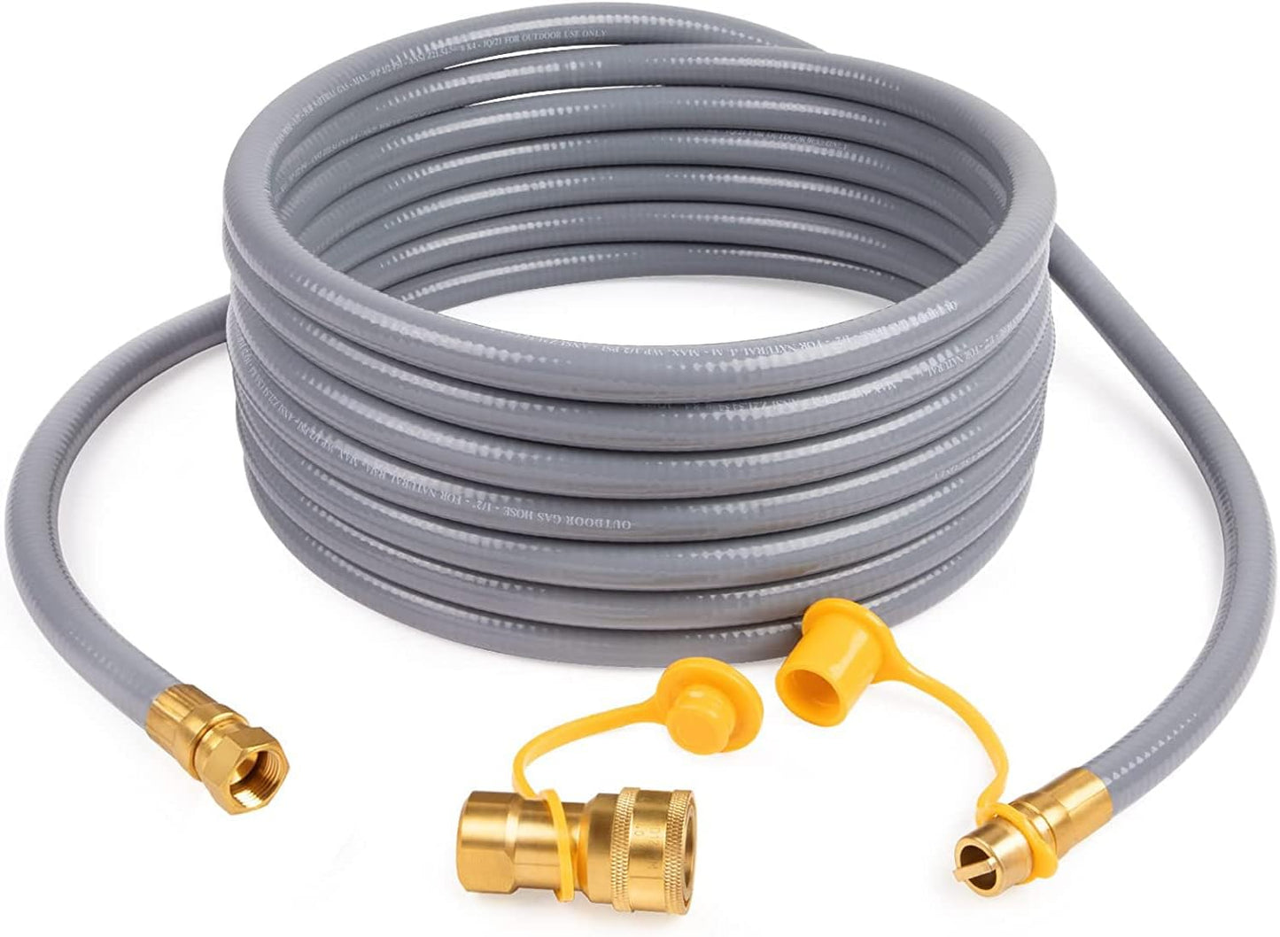 GASPRO 24 Feet Natural Gas Hose for Weber and Char-broil Grills