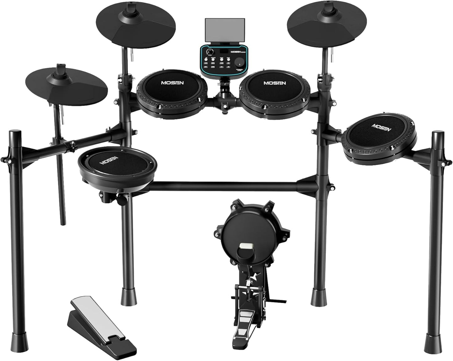 MOSEN MED-X5 Electric Drum Set with Mesh Pads and 260 Sounds