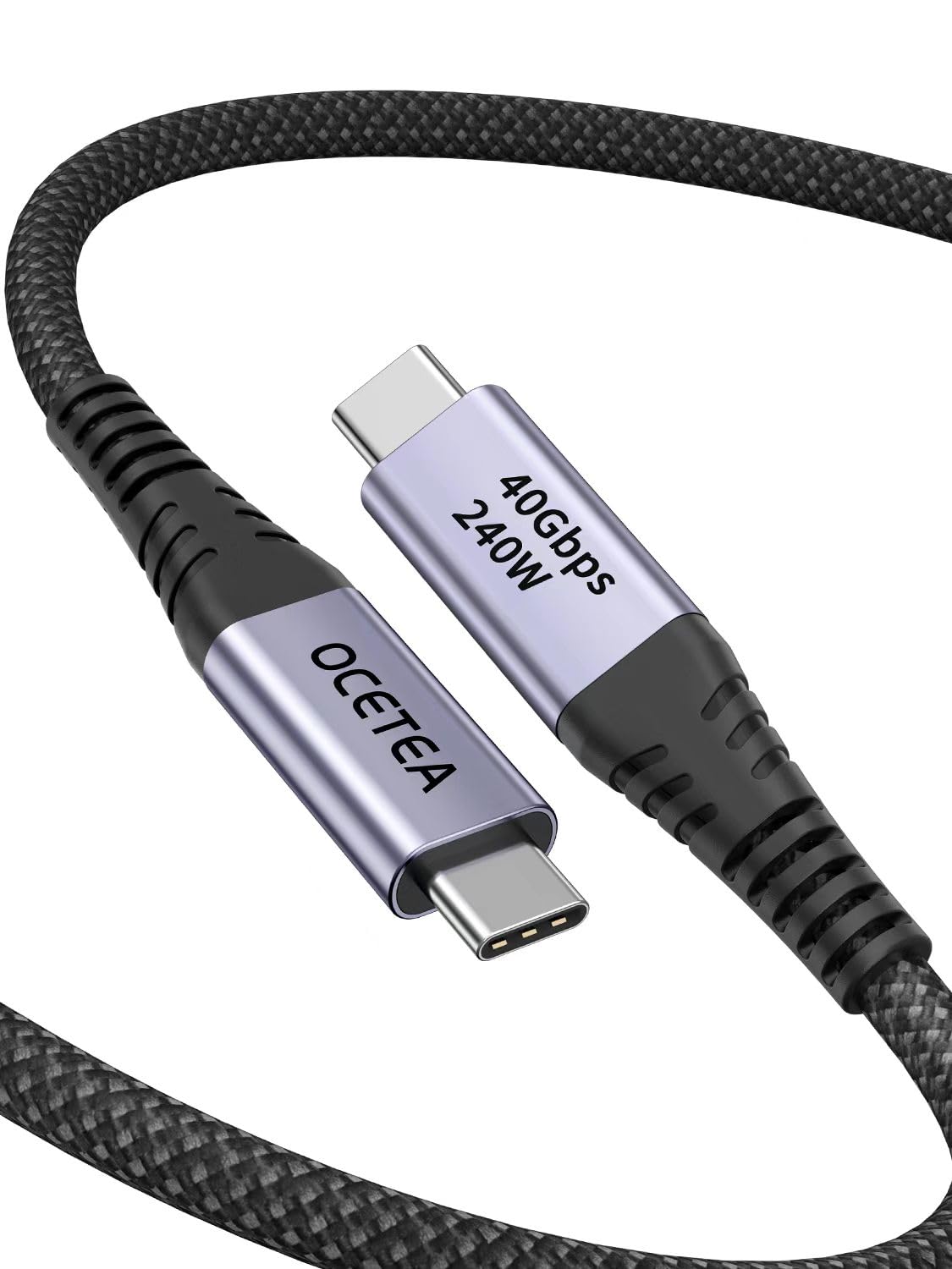 USB-C Thunderbolt 4 Cable: 240W Fast Charging & 8K Video