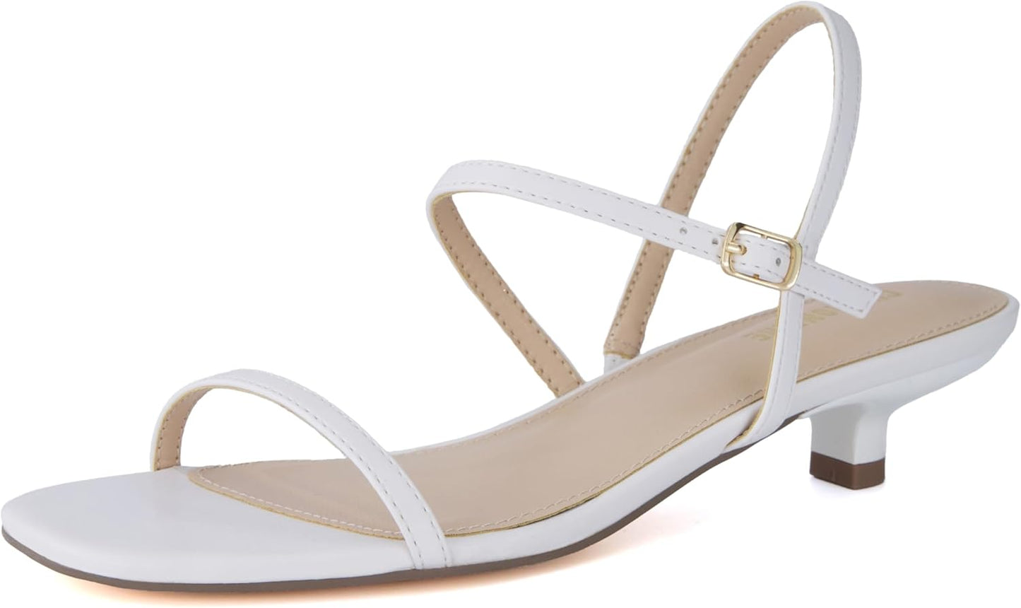 CUSHIONAIRE Soprano Womens One Band Kitten Heel Sandal Review