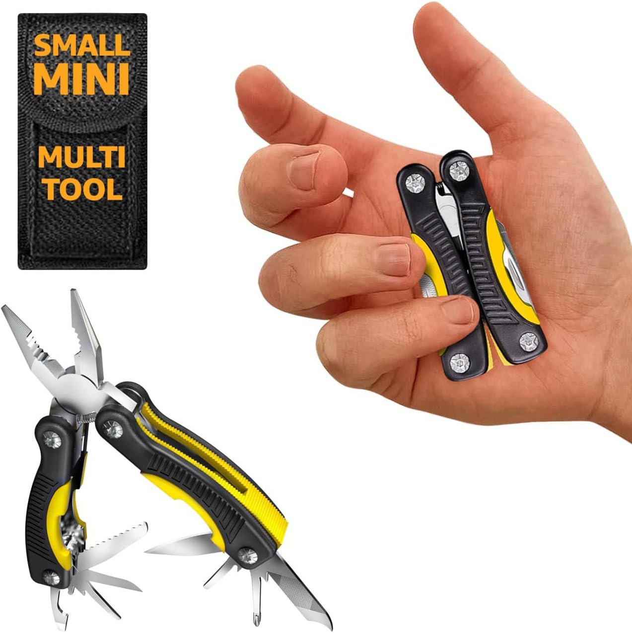 Pocket-Sized 12-in-1 Multitool - Ultimate EDC Essential