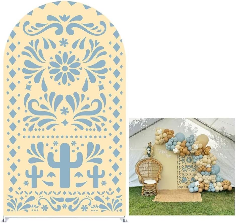 KONPON Arch Backdrop Stand Covers for Mexican Fiesta Events