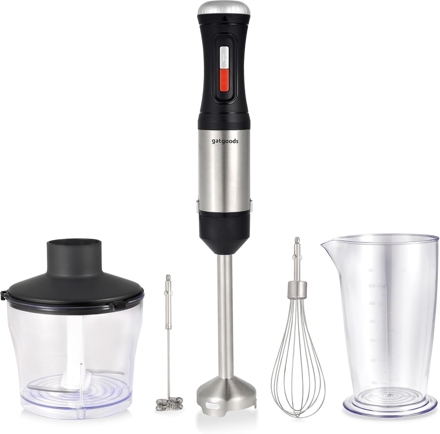 Corded Immersion Blender - Turbo Speed & Versatile Attachments by GATGOODS