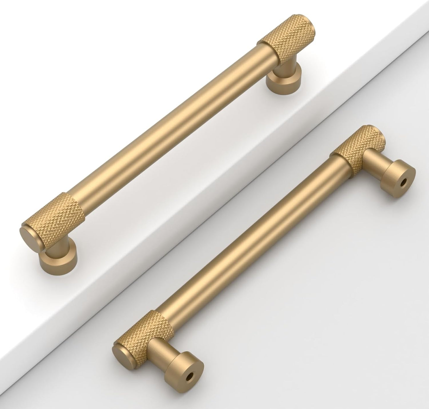 10 Pack 5in Champagne Bronze Cabinet Pulls for Kitchen Hardware