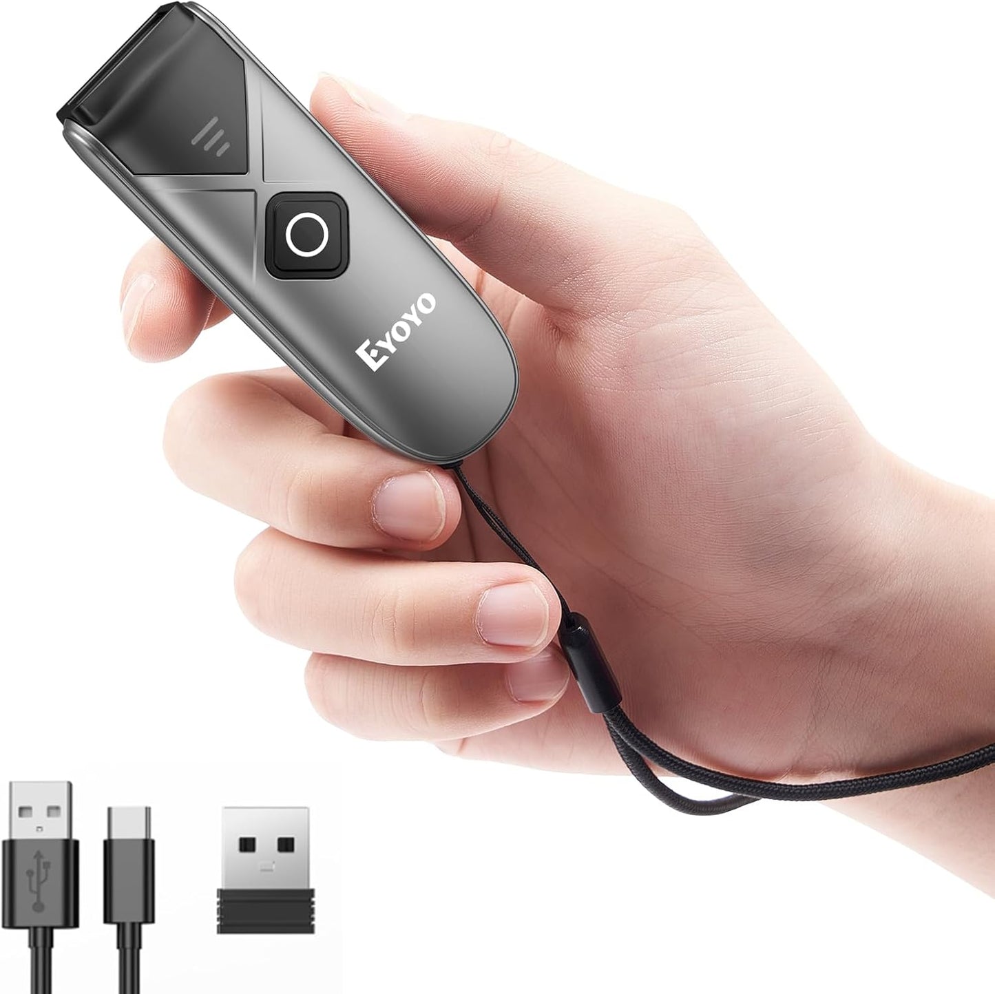 Eyoyo Portable Wireless Mini Barcode Scanner for Easy Scanning