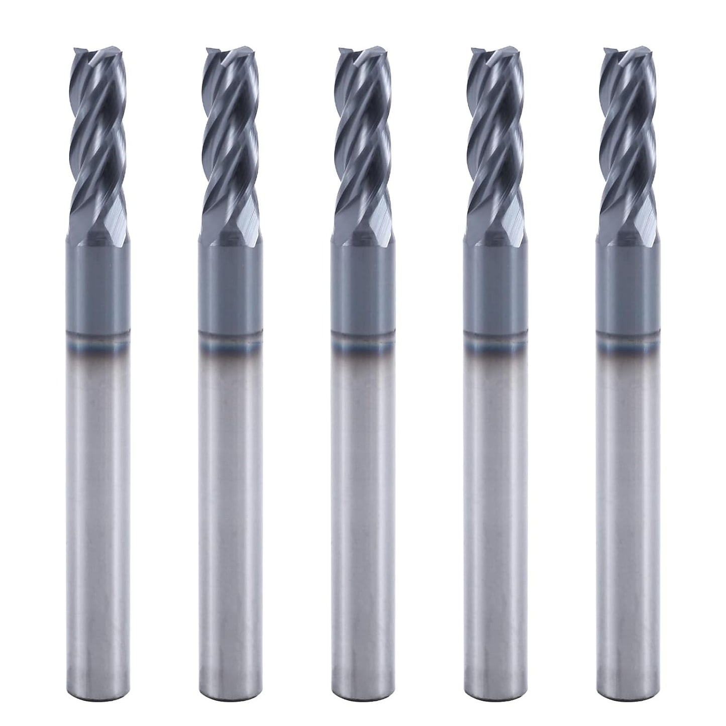 ISB 7/32ft' End Mill Set for Professionals and DIYers, 5 Pcs
