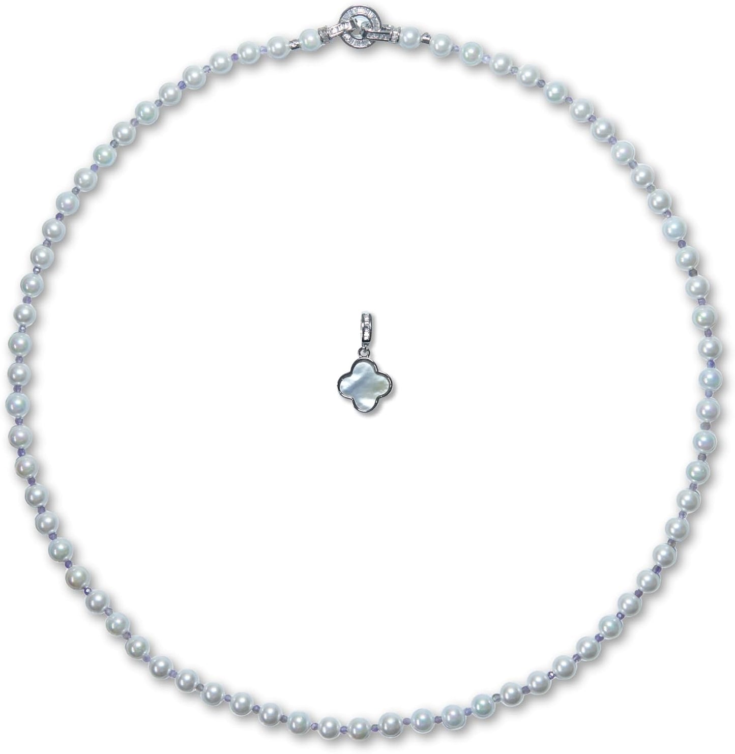 Natural Crystal Stone Beaded Necklace Choker for Unique Style