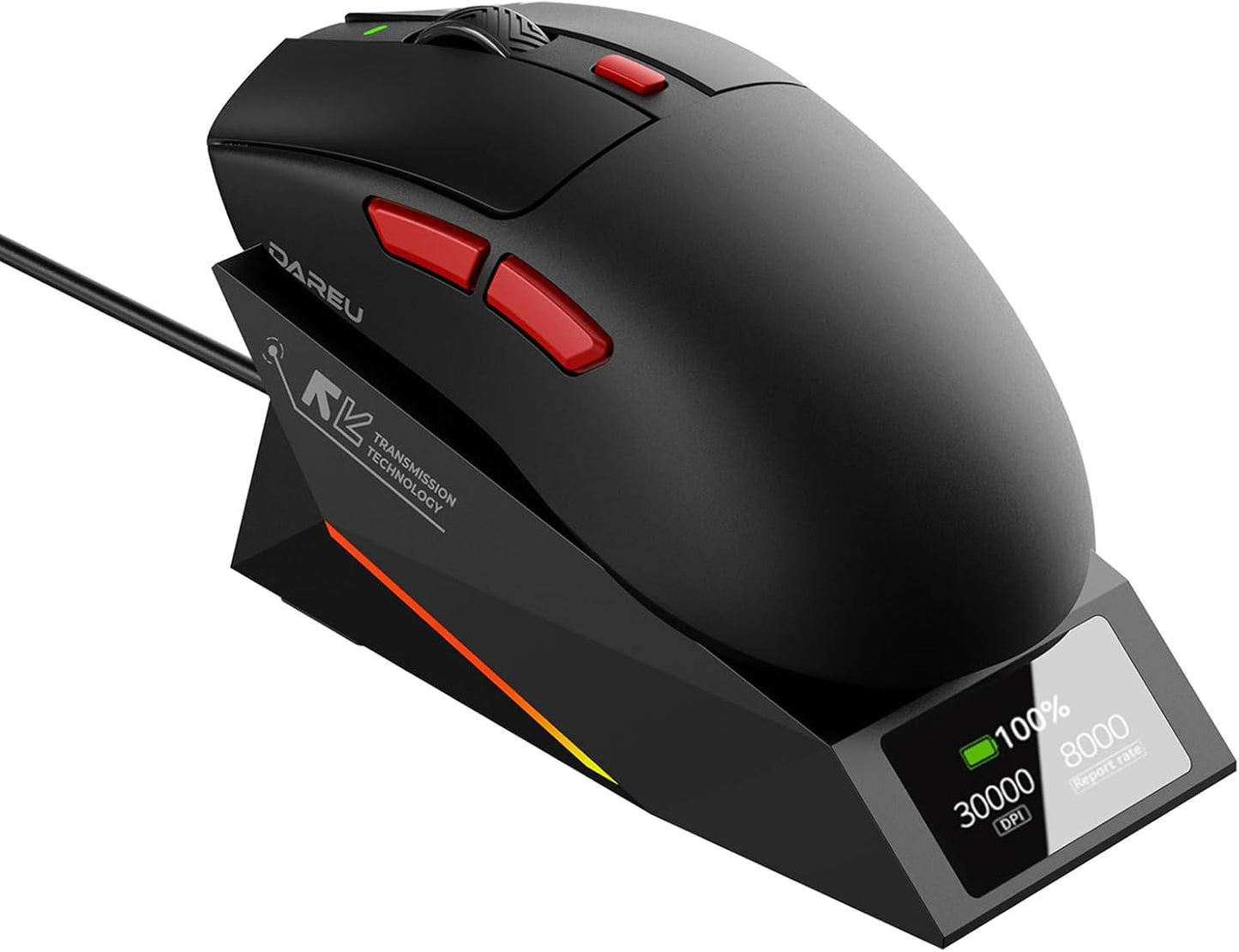 DAREU AE6 Pro Wireless Gaming Mouse with Custom PAW3950 Sensor