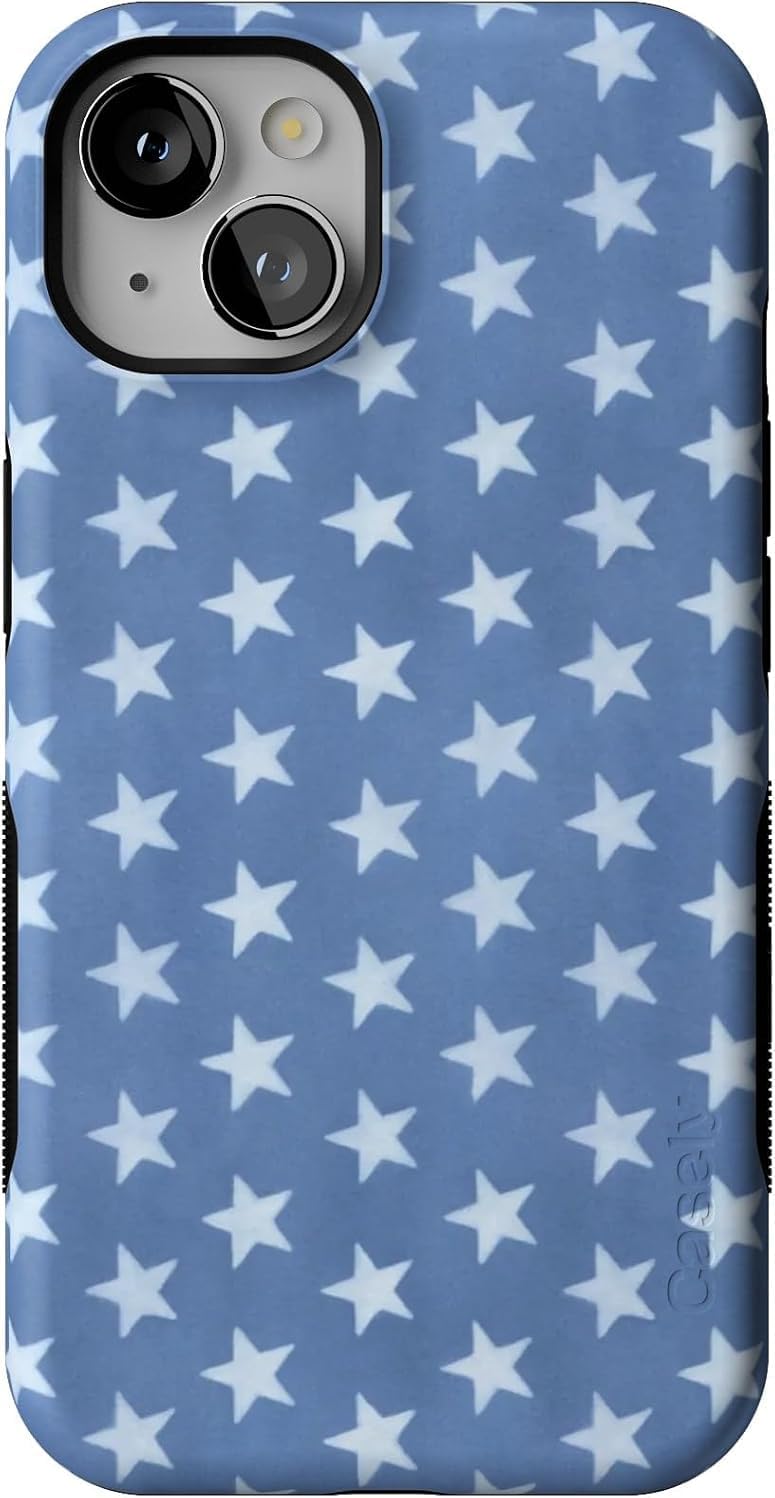 Casely iPhone 13 Case - Bold Protection with Coastal Blues Design