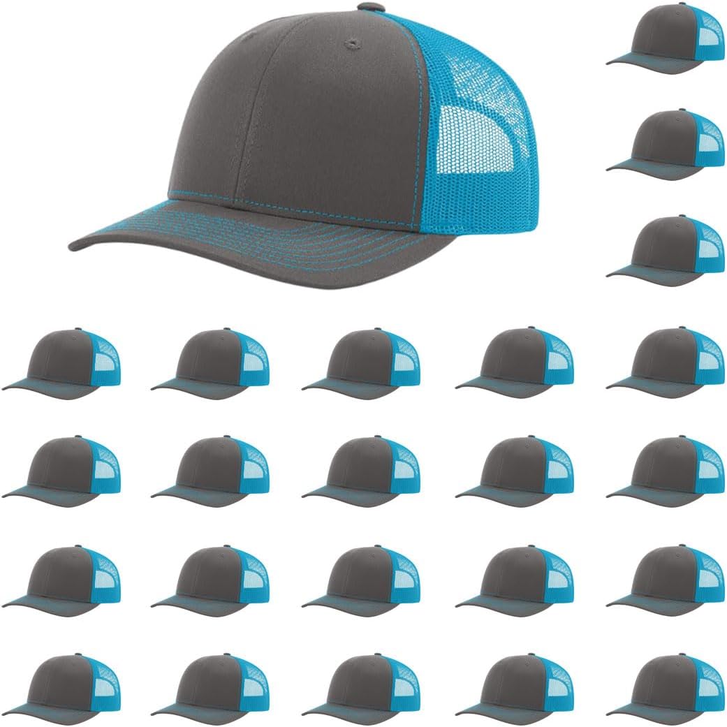 Richardson 112 Classic Six-Panel Adjustable Snapback Trucker Cap