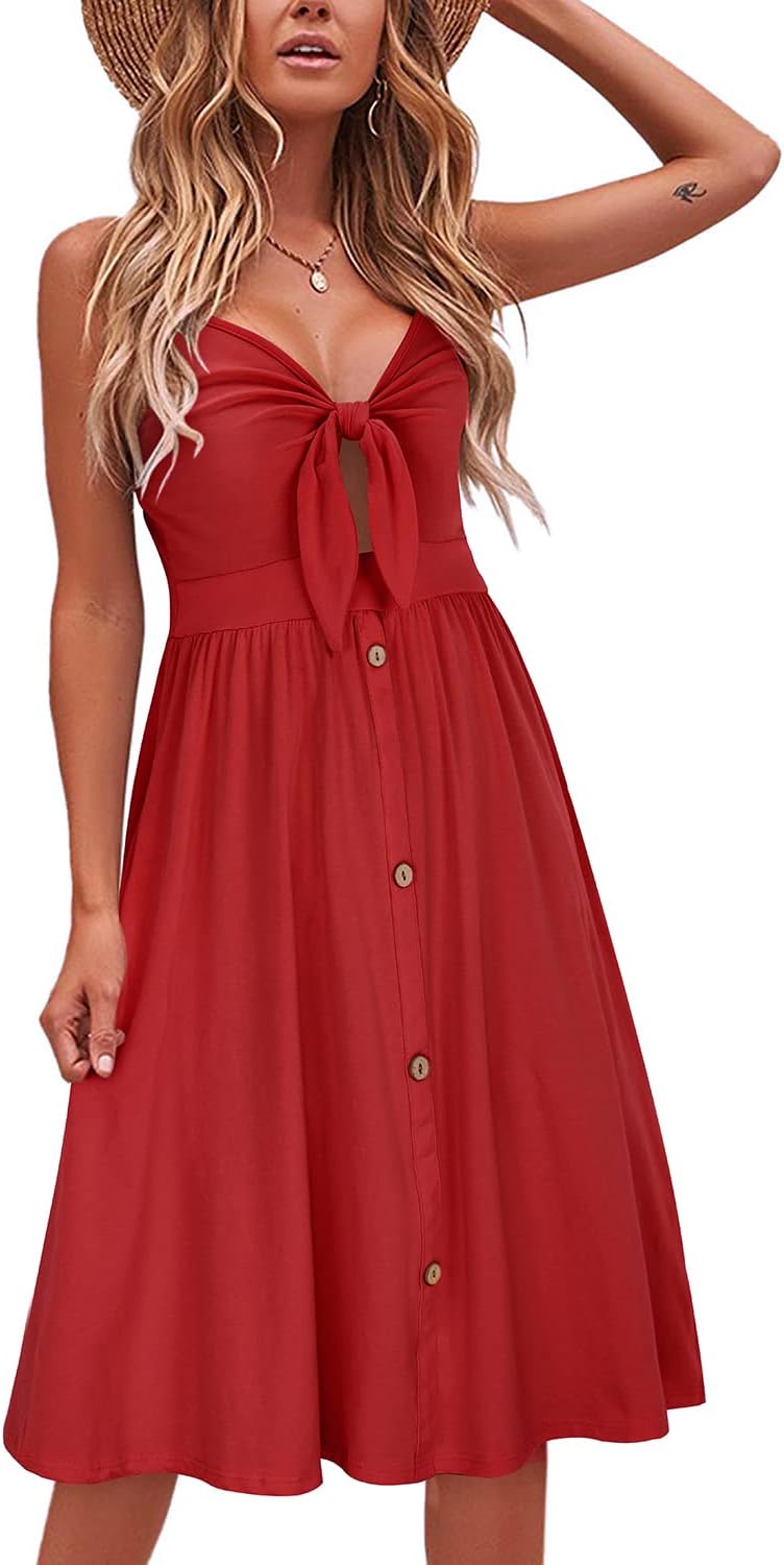 VOTEPRETTY Women's Summer Dresses for Beach and Vacation Fun