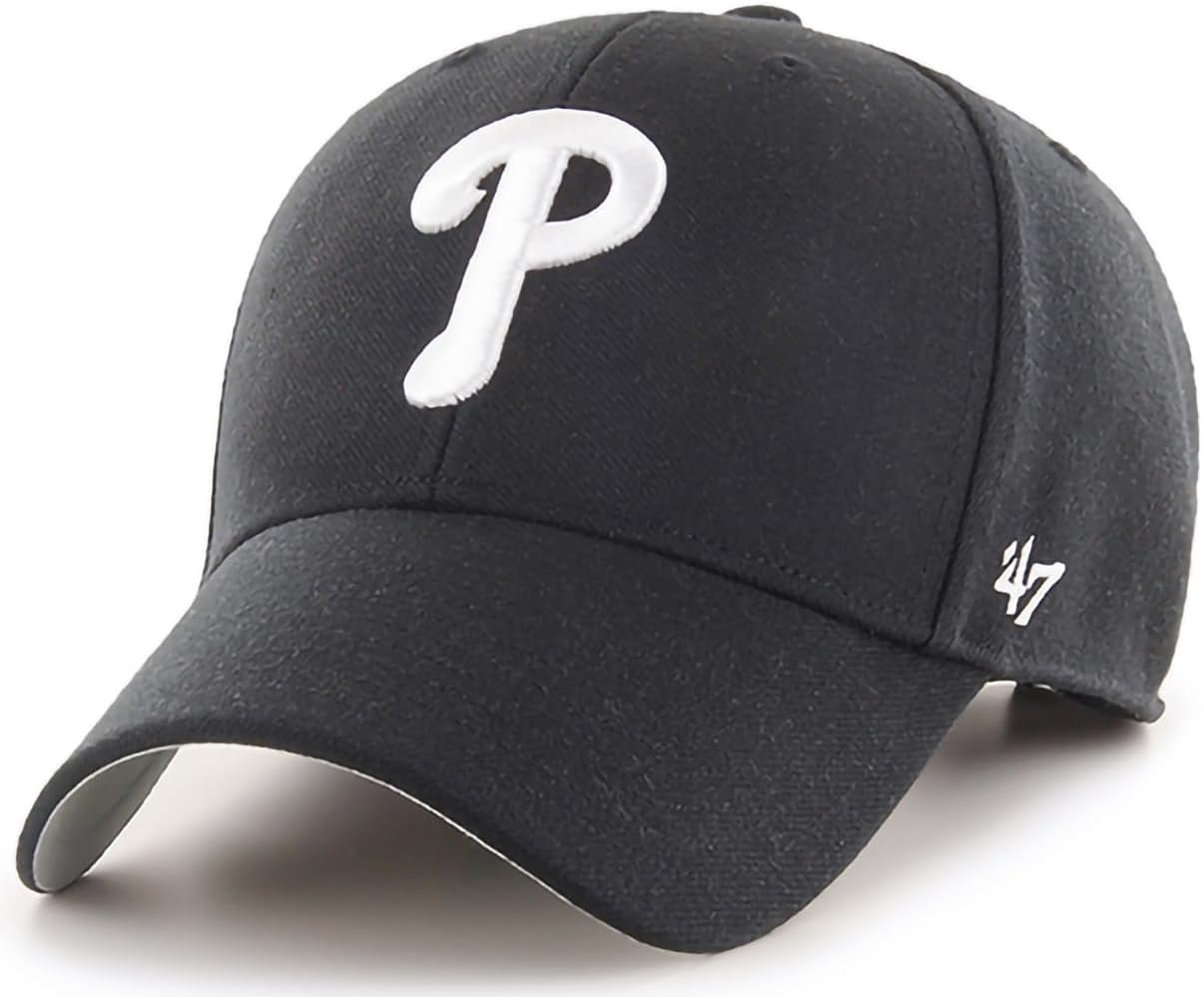 47 Brand MLB Black White Primary Logo MVP Adjustable Hat Review