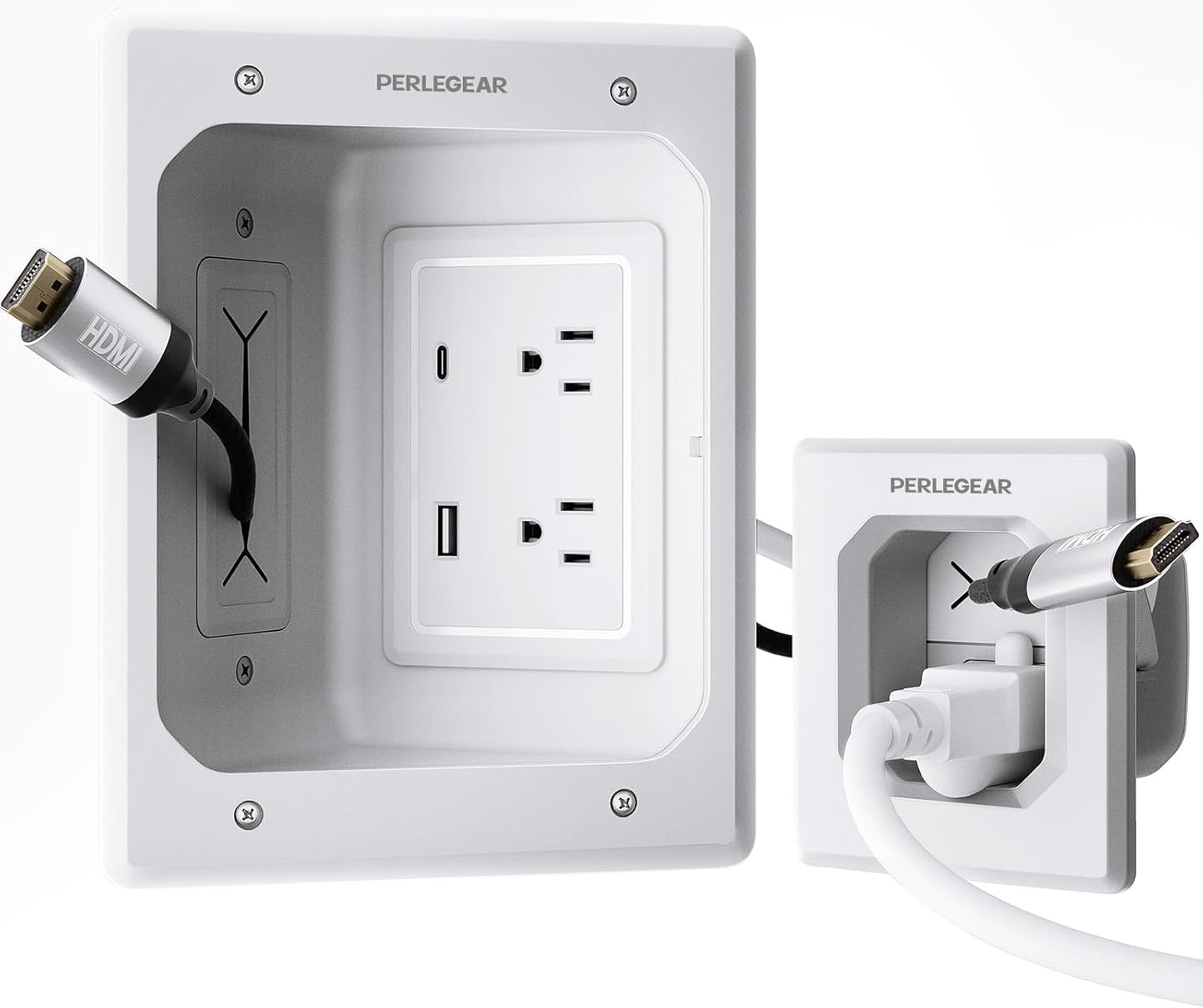 Perlegear Wall TV Cord Hider Kit