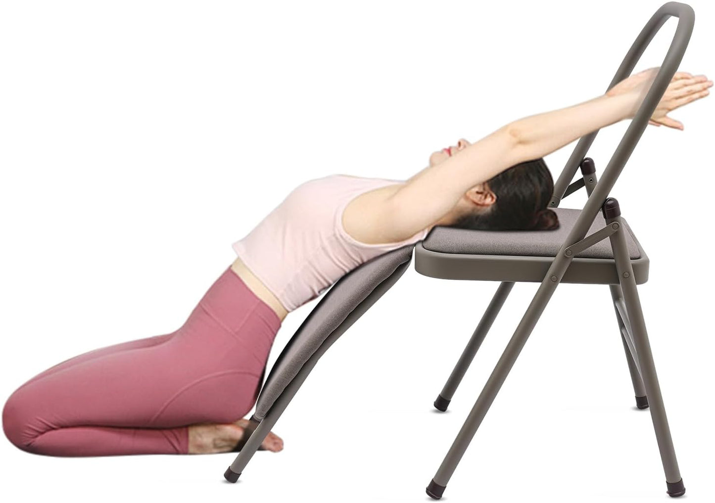 Foldable Yoga Chair with Back Support
