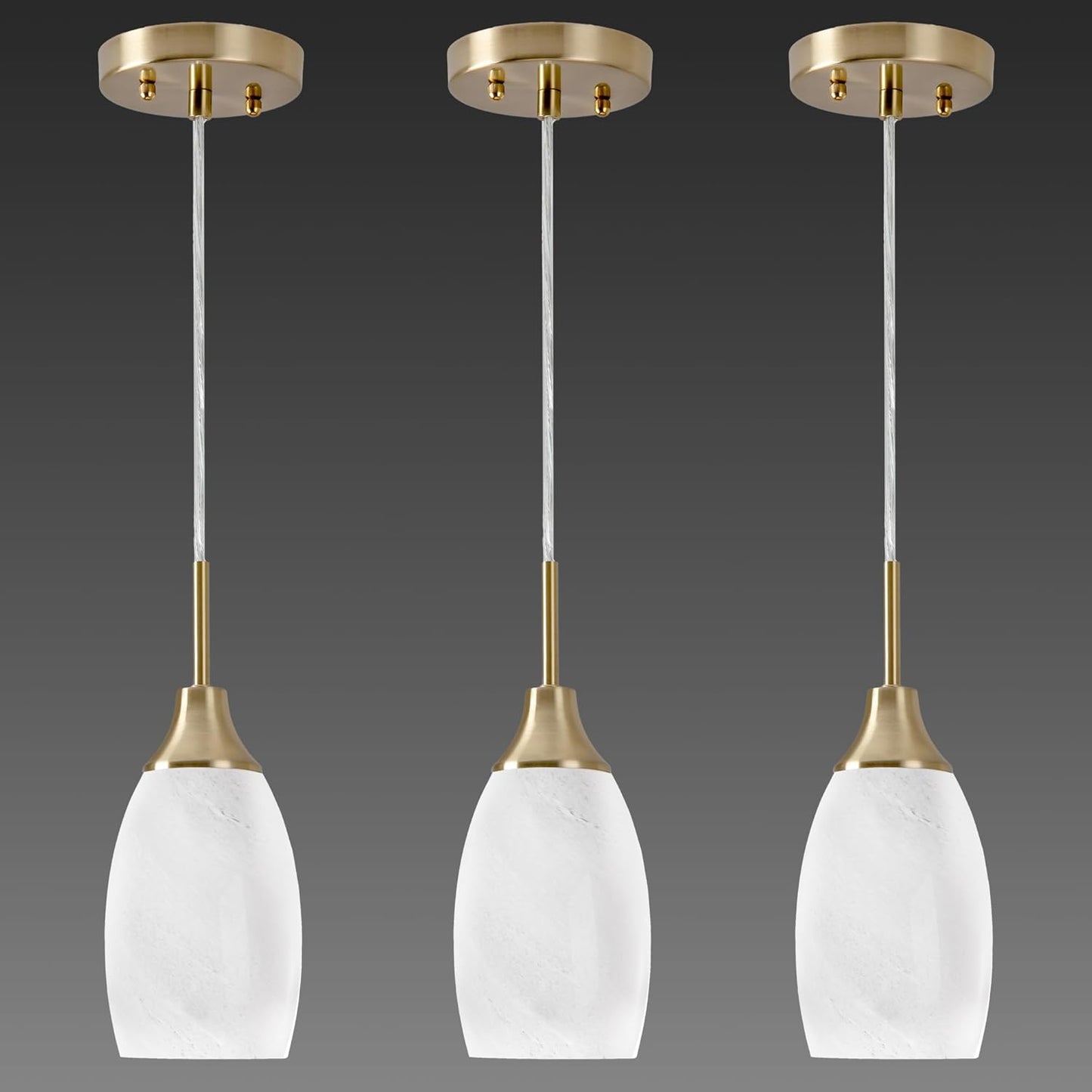 Mini Glass Pendant Light 3-Pack for Stylish Home Decor