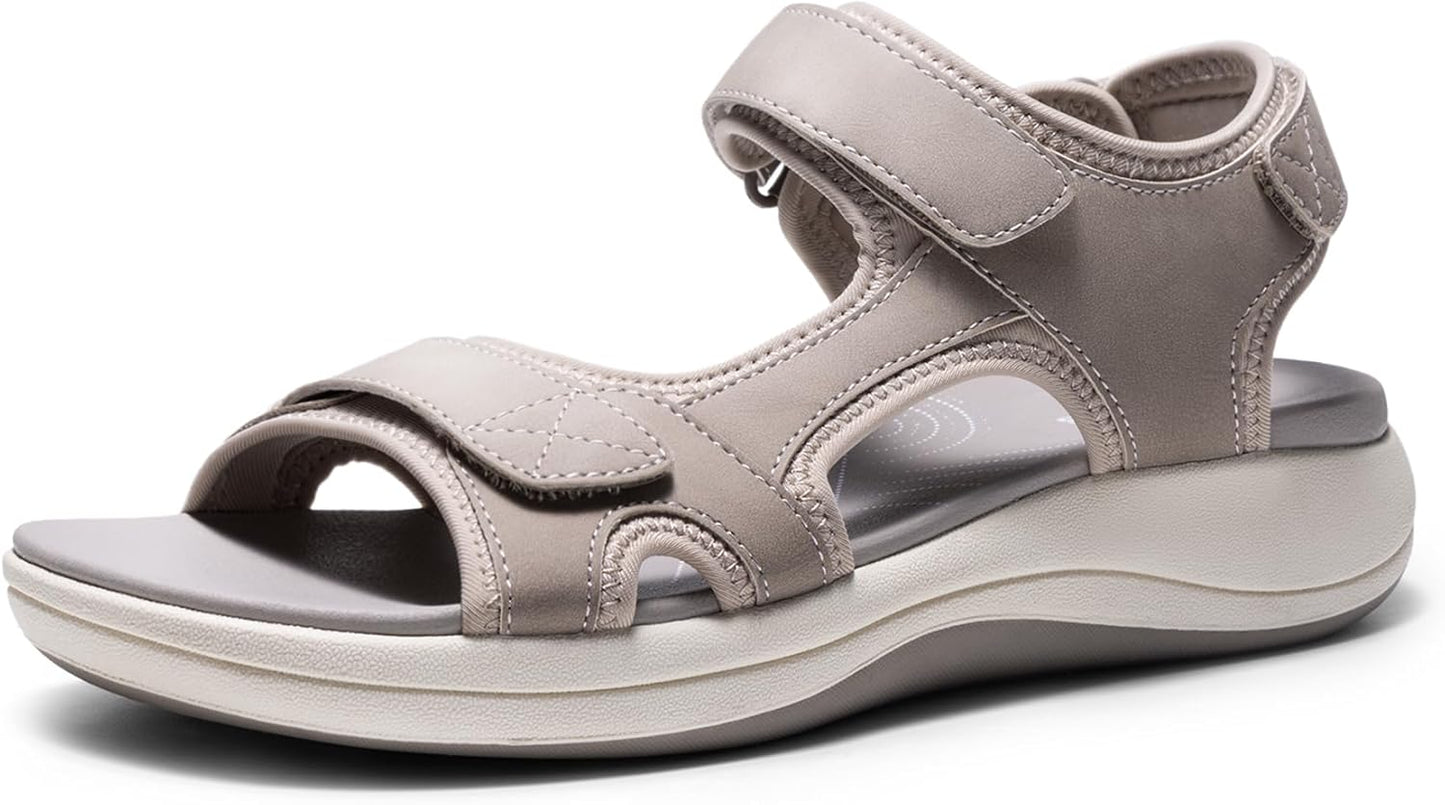 DREAM PAIRS Women's Sandals Open Toe Lightweight Summer Shoes