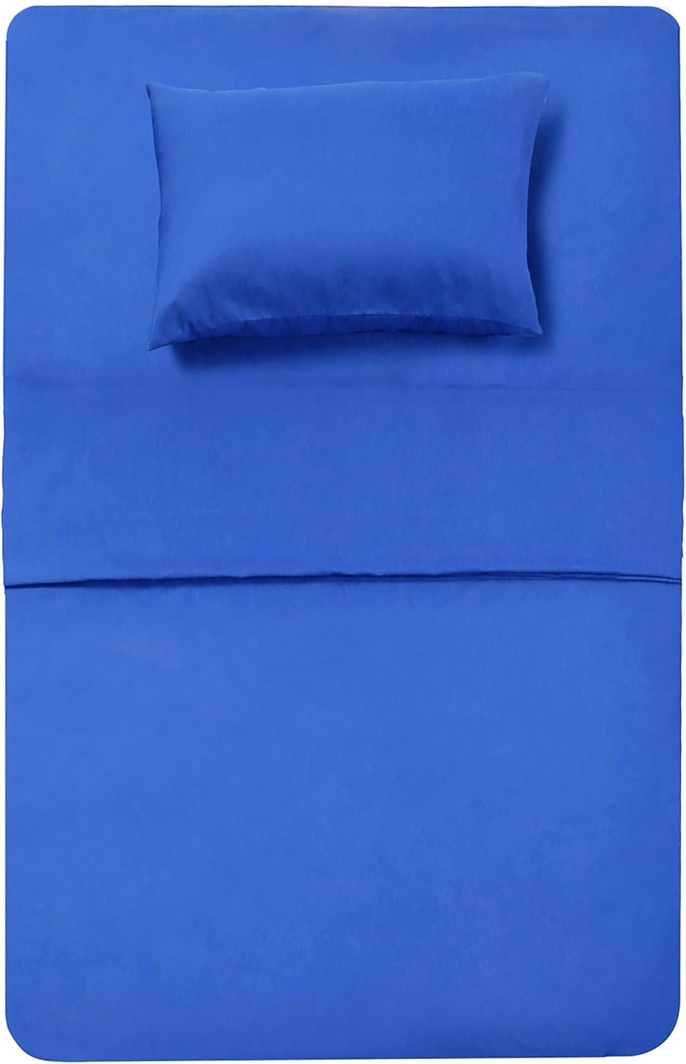 400 Thread Count Cotton Twin Size Sheet Set in Royal Blue