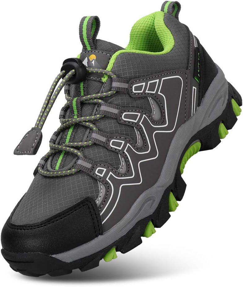 UOVO Boys Tennis Running Sneakers Waterproof Hiking Shoes
