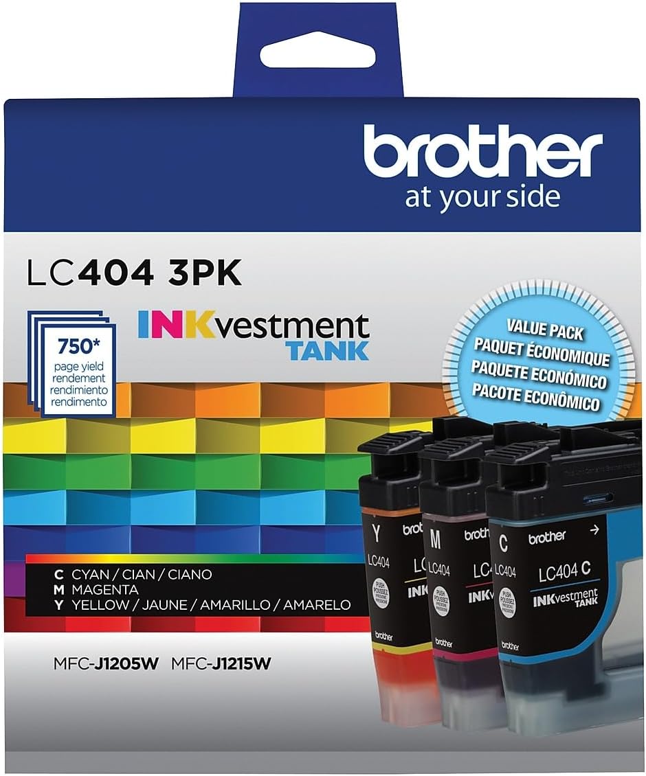 Brother LC4043PKS Standard Yield Ink Cartridges Pack of 3 Review