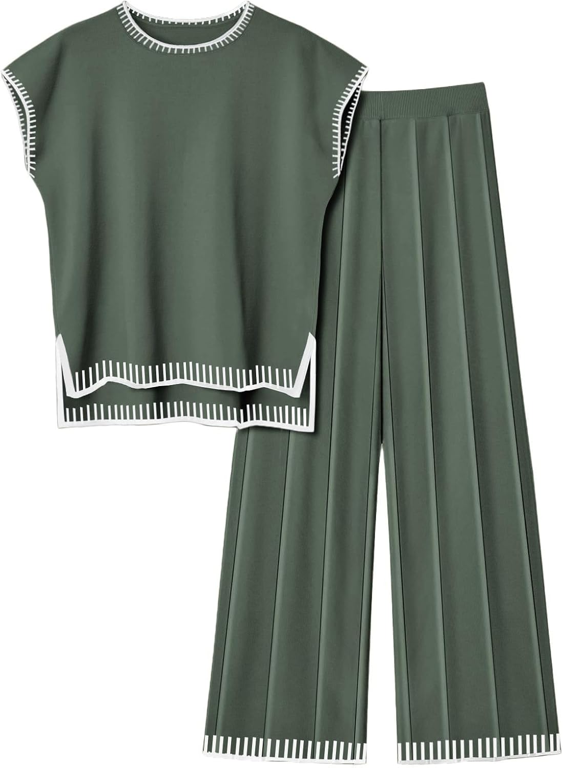 Ekouaer Womens Matching Sets Knit Sweater Sets for All Seasons