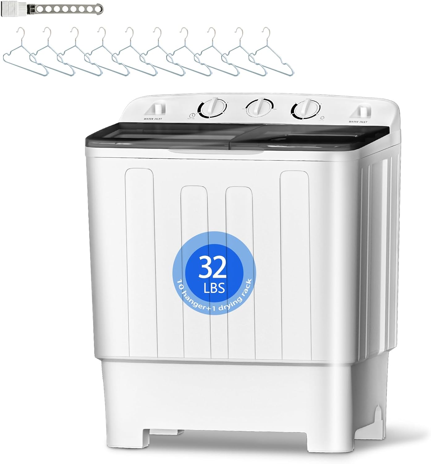 Compact Semi-Automatic Twin Tub Washer for Small Spaces
