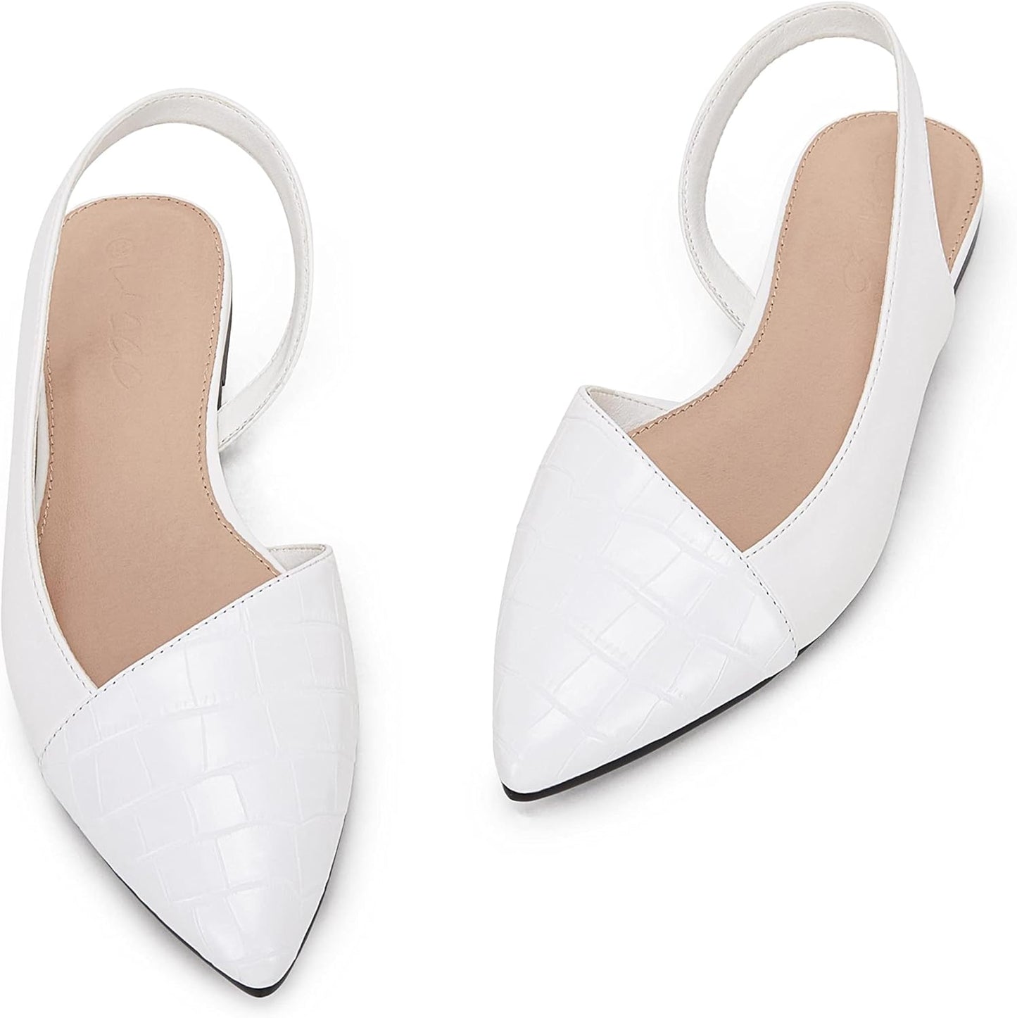LAICIGO Women's Closed Pointed Toe Flats for Stylish Comfort