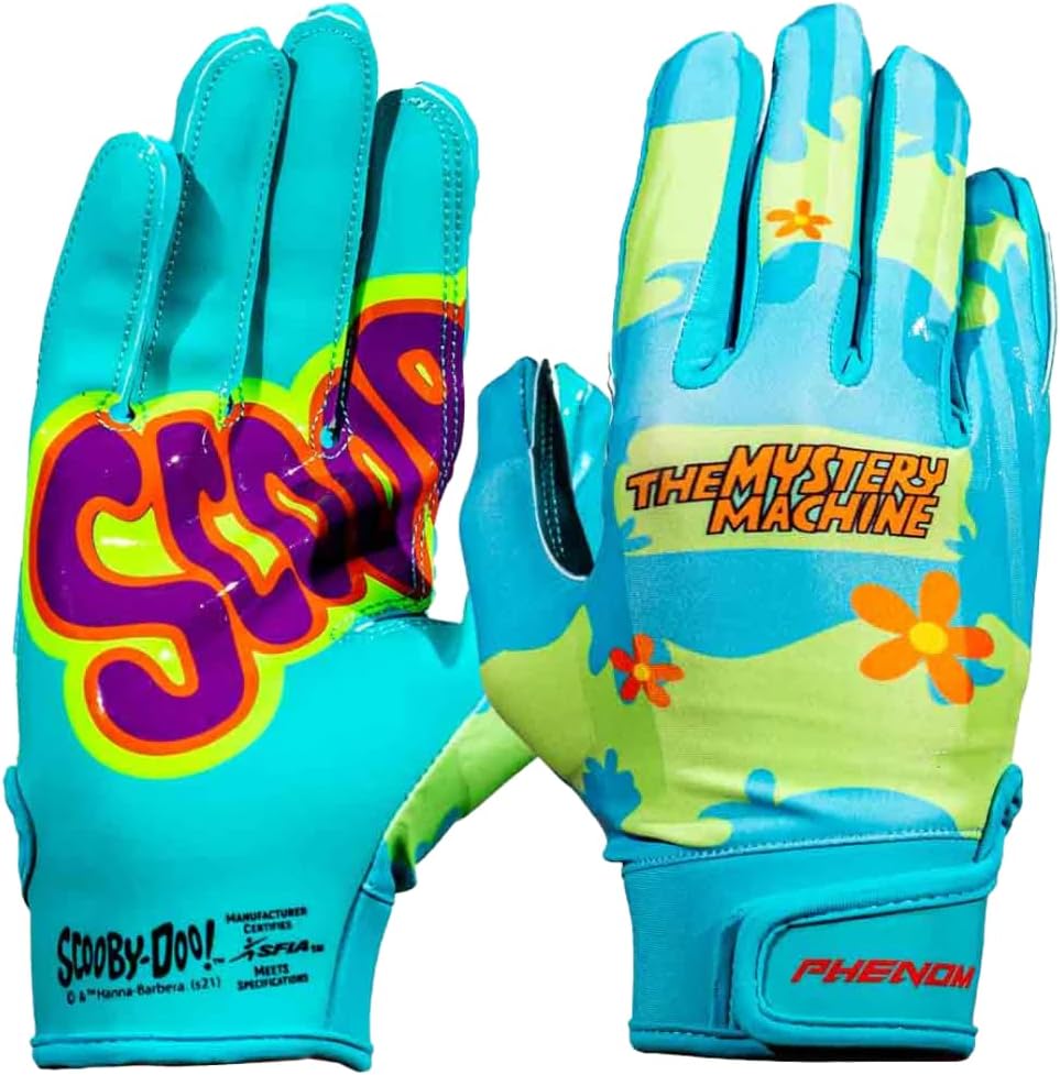 Phenom Elite Scooby-Doo Football Gloves with VaporStick Grip