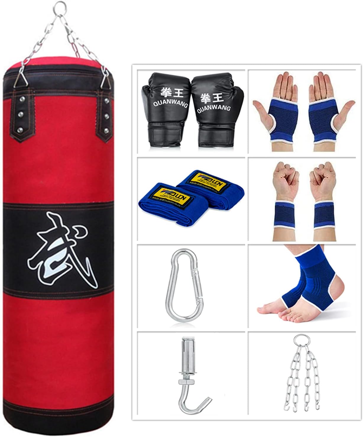 Sfeexun Heavy Bag Set - Train Anywhere!