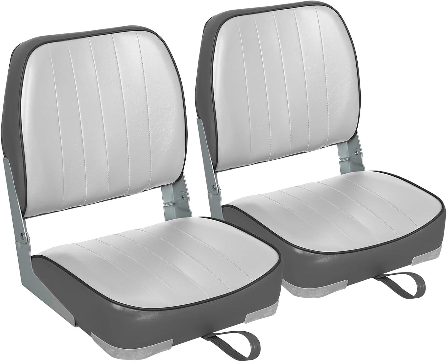 Leader Accessories Low Back Folding Boat Seats for Comfort