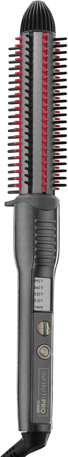 Conair 1-Inch Hot Curl Brush - Nano Tourmaline Ceramic Shine