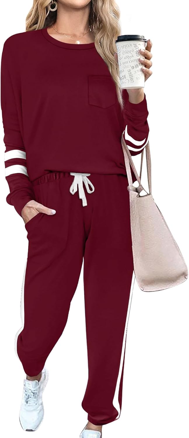 RUBZOOF Lounge Sets for Women 2 Piece Travel Sweatsuits