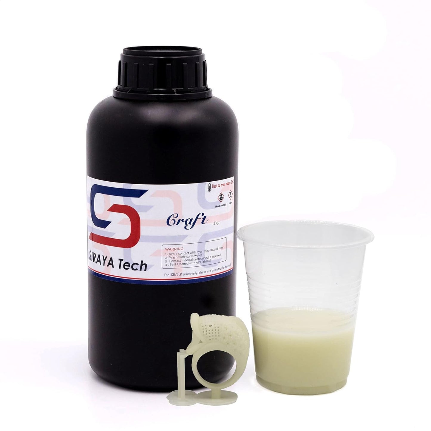 Siraya Tech Craft Glow-in-The-Dark 3D Printer Resin for Creatives