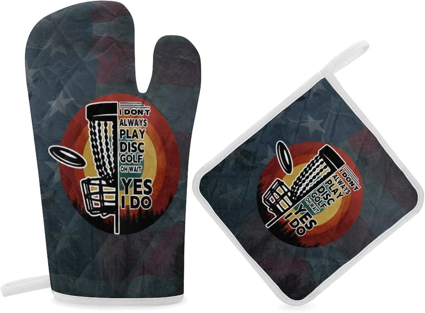 American Flag Kitchen Gloves Set