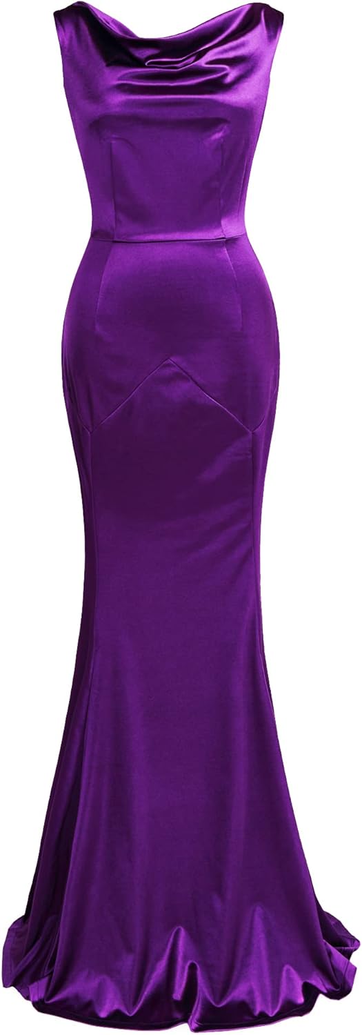 Elegant Mermaid Sleeveless Gown for Women by MUXXN - Perfect Fit