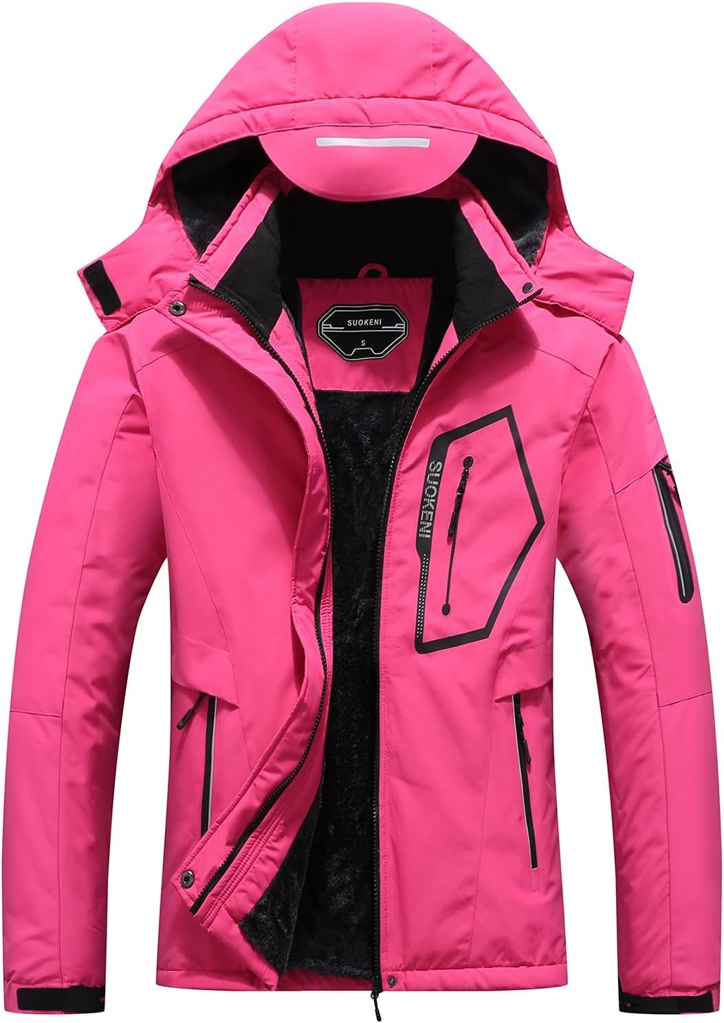 Women's Waterproof Warm Winter Snow Coat for Skiing and Snowboarding