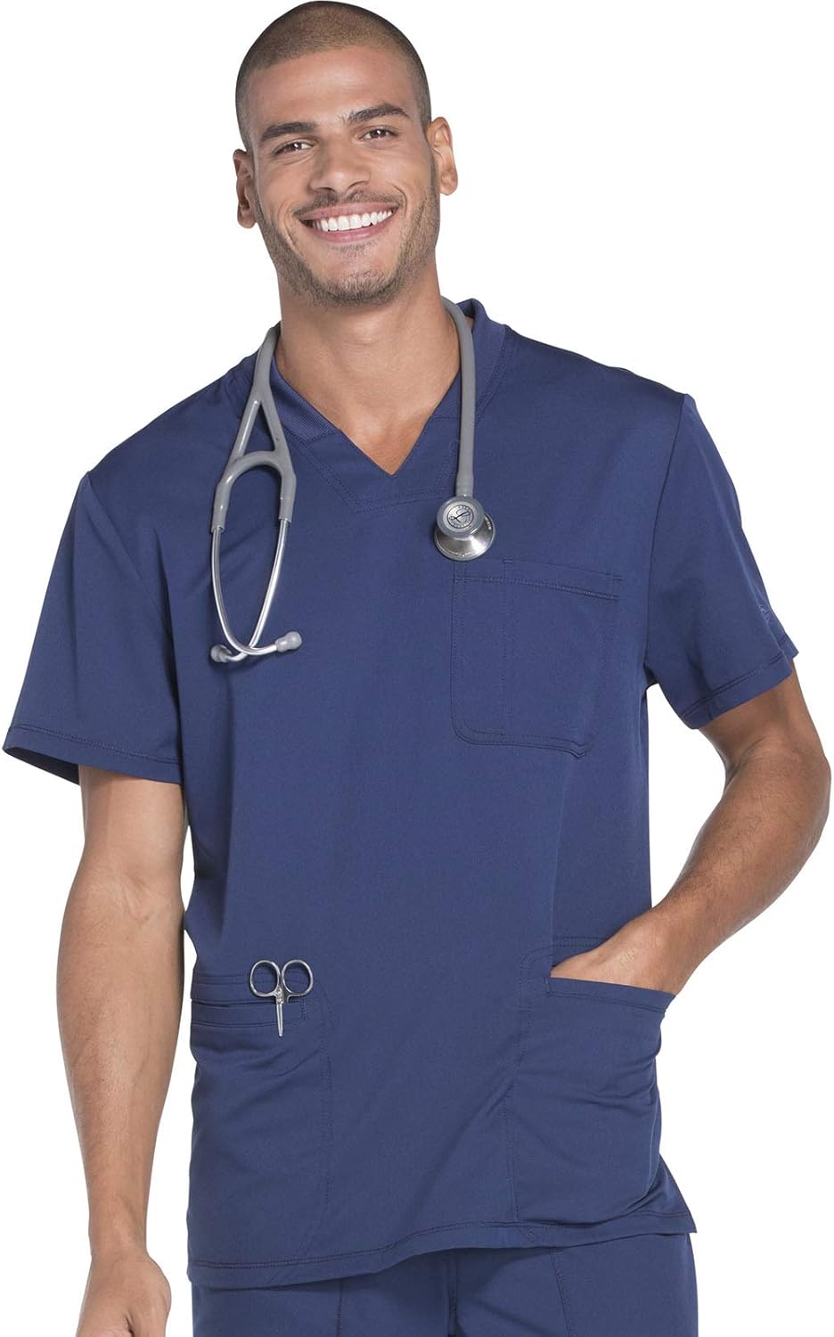 Dickies Dynamix Men Scrubs Top V-Neck DK640 for Comfort and Style