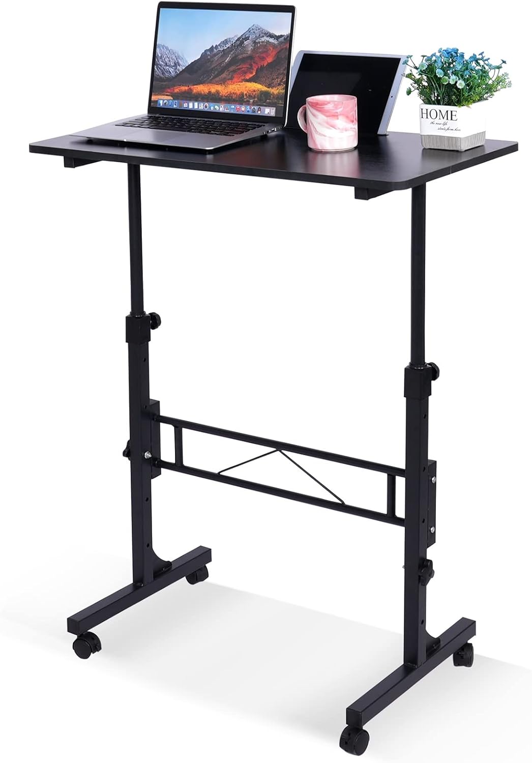 Mobile Standing Desk: Adjustable Height & Portable - KLSMYHOKI