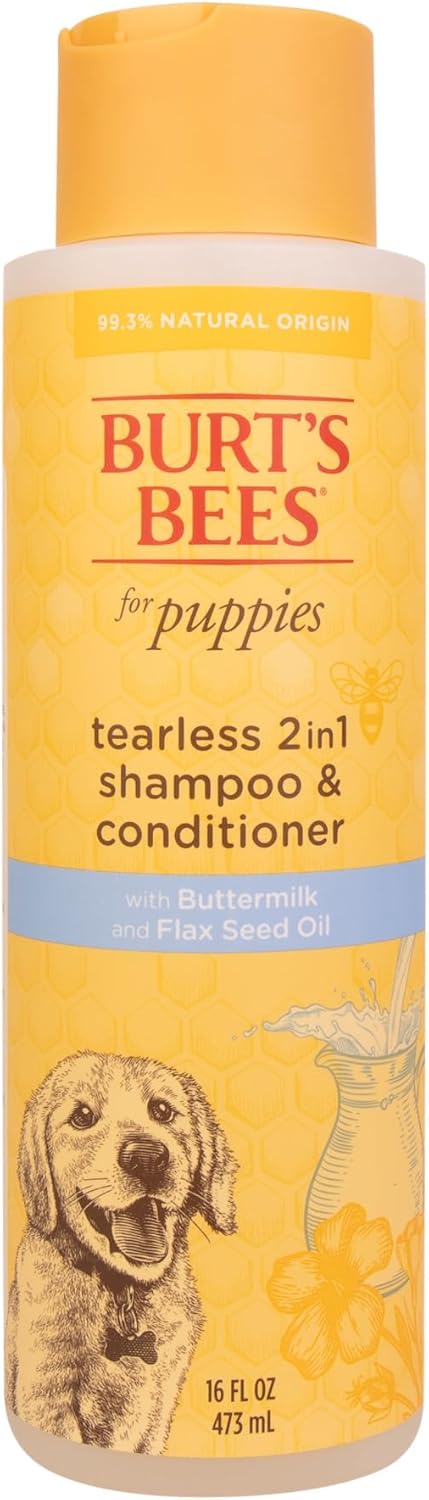 Burt's Bees Tear-Free Puppy 2-in-1 Shampoo - Gentle, Natural Care