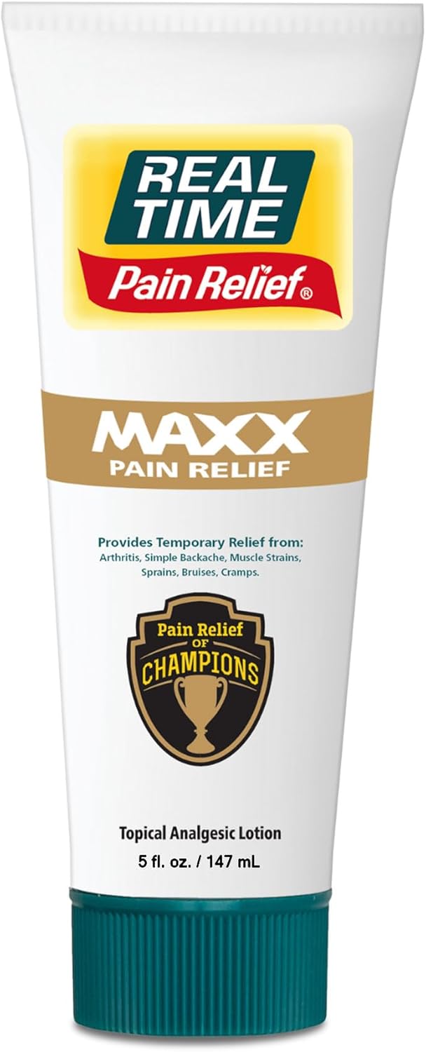 Real Time Pain Relief MAXX 5oz Tube for Muscle Pain Relief