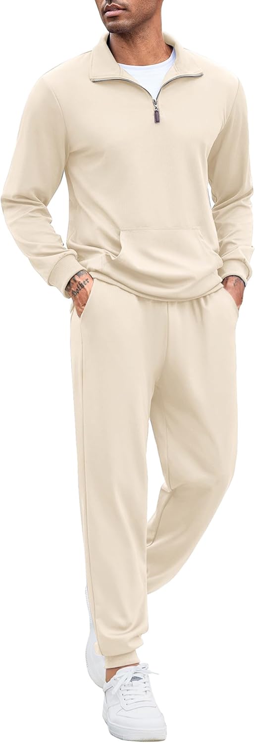 COOFANDY Men's Tracksuit 2 Piece Set for Casual Athletic Wear