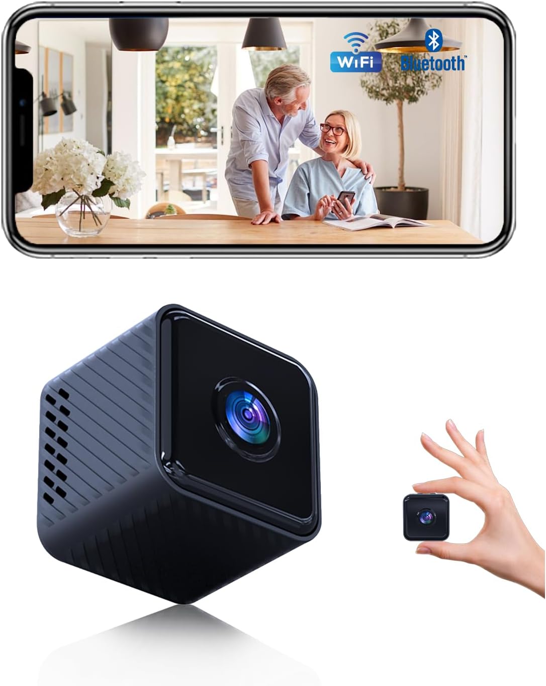 Clear Night Vision Hidden Camera - HD Quality, AI Motion Detection