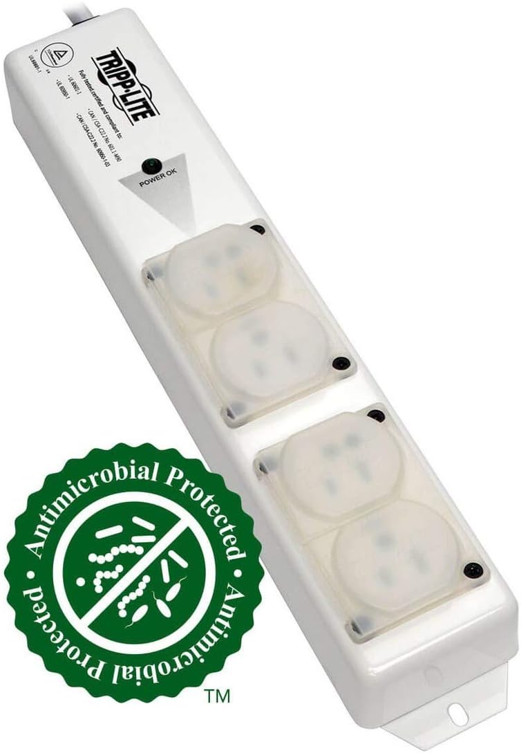 Tripp Lite Hospital-Grade Power Strip: Patient-Safe Design