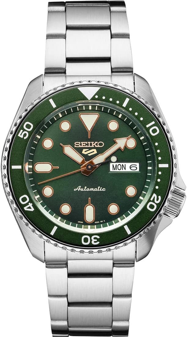 Seiko Men's Automatic Watch - 5 Sports - LumiBrite Hands - 100m Water-Resistant