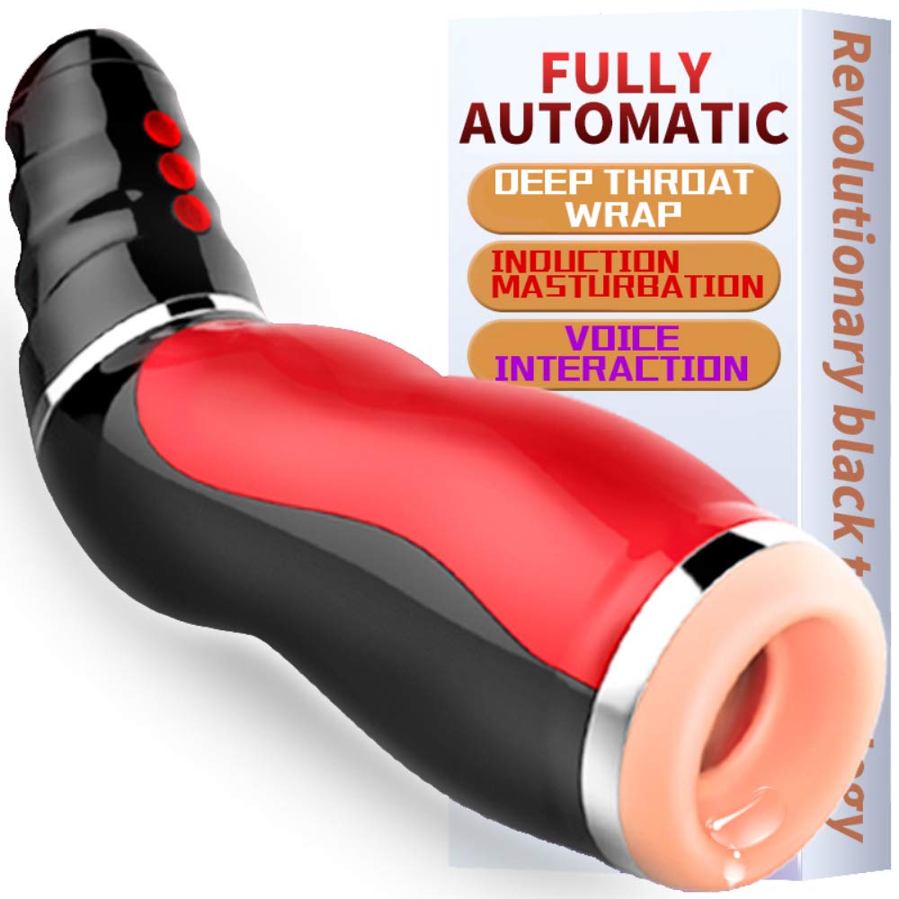 AI Deep Throat Licking Moan Automatical Male Sucker Device