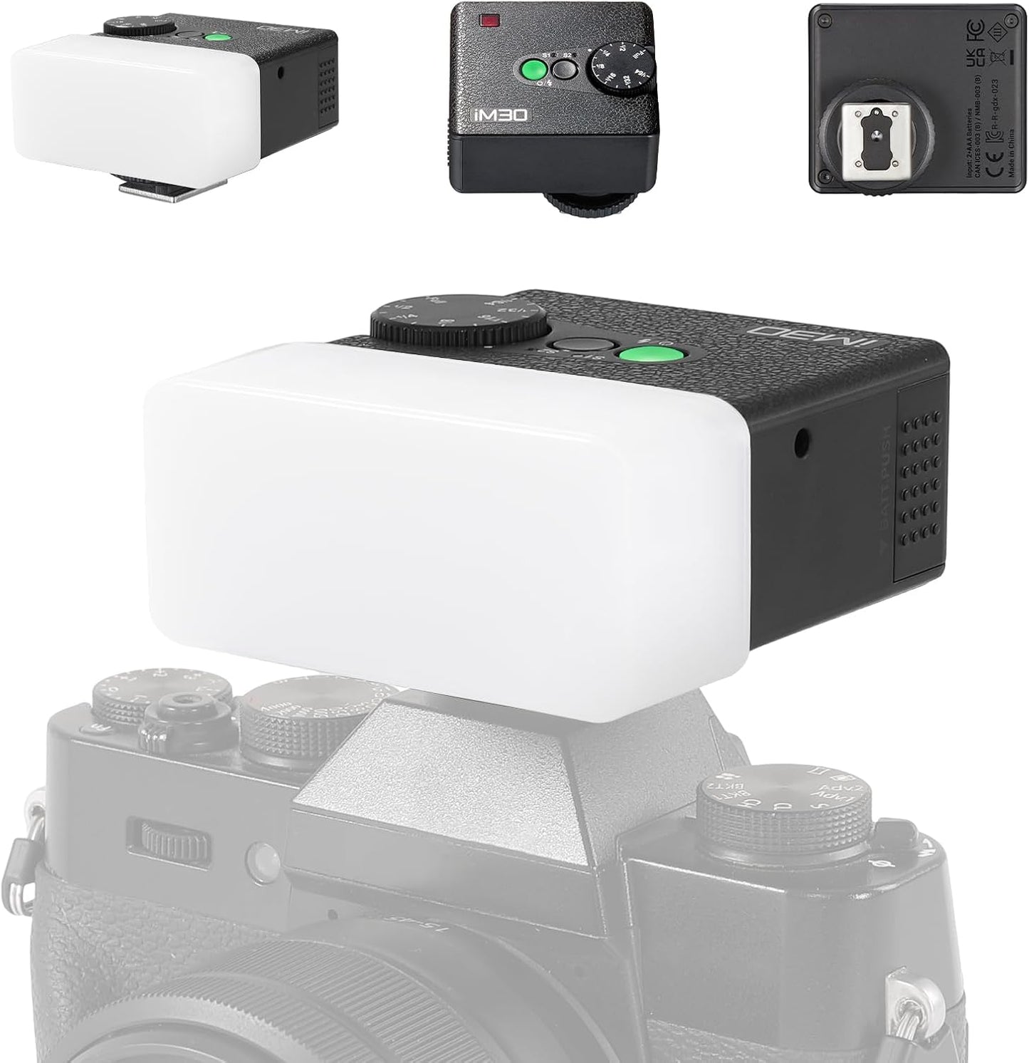 Godox iM30 Mini Camera Flash with 7 Power Levels for Photographers