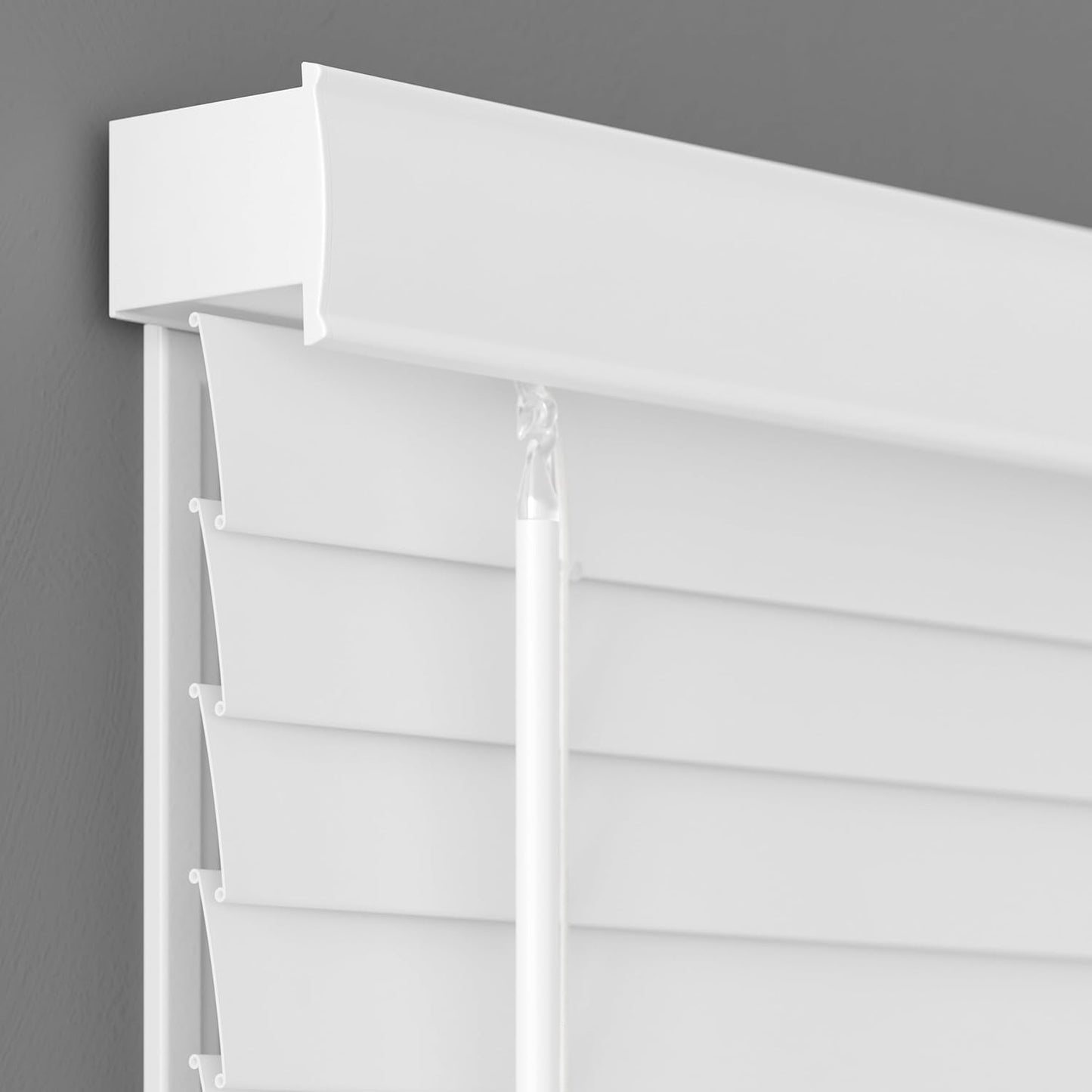 2 Inch Cordless Room Darkening Faux Wood Blinds for Windows