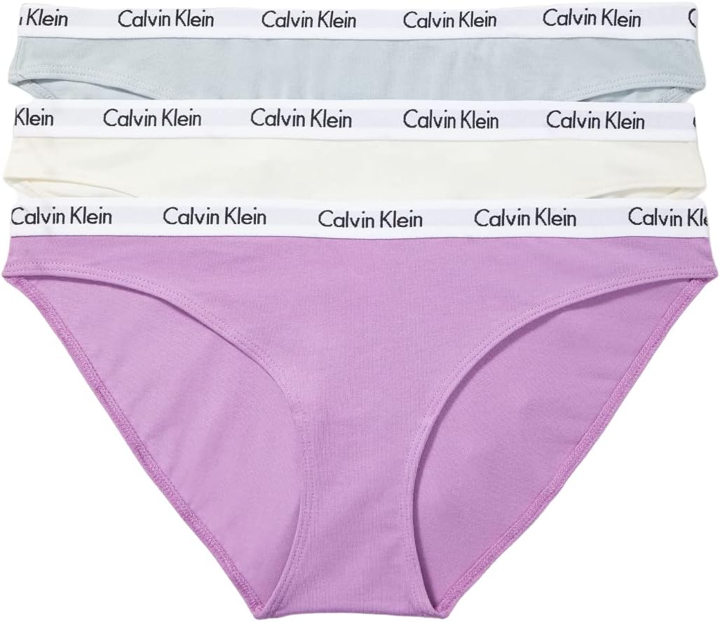 Calvin Klein Women's Carousel Logo Cotton Stretch Bikini Panties
