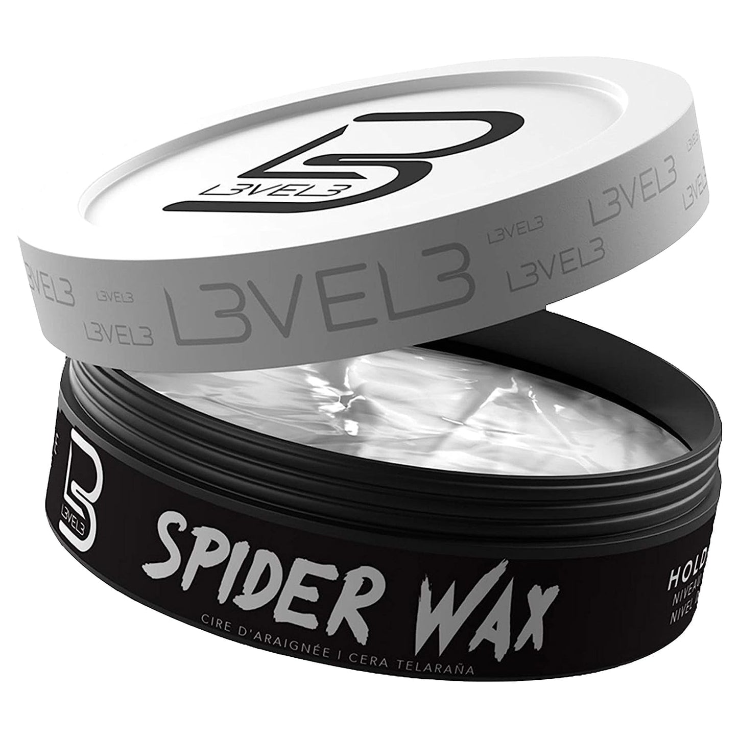 L3 Level 3 Spider Wax for Men - Strong Hold and Volume Boost