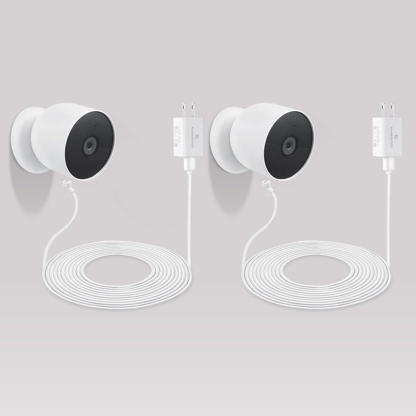 Wasserstein Pogo Pin Cable & Adapter for Google Nest Cam Battery